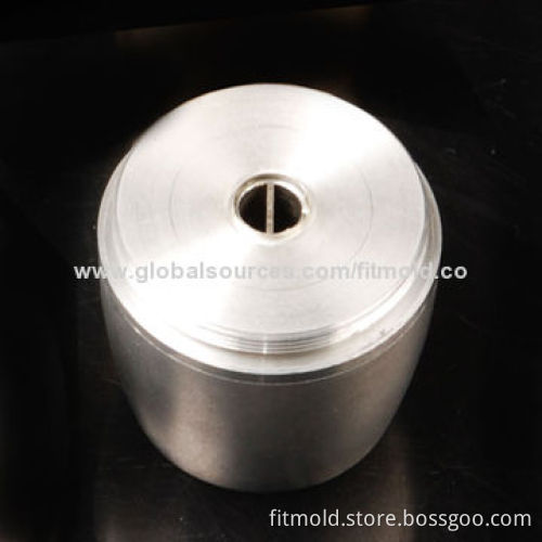 CNC Machined Lathe Parts, Made of Aluminum, Anodized